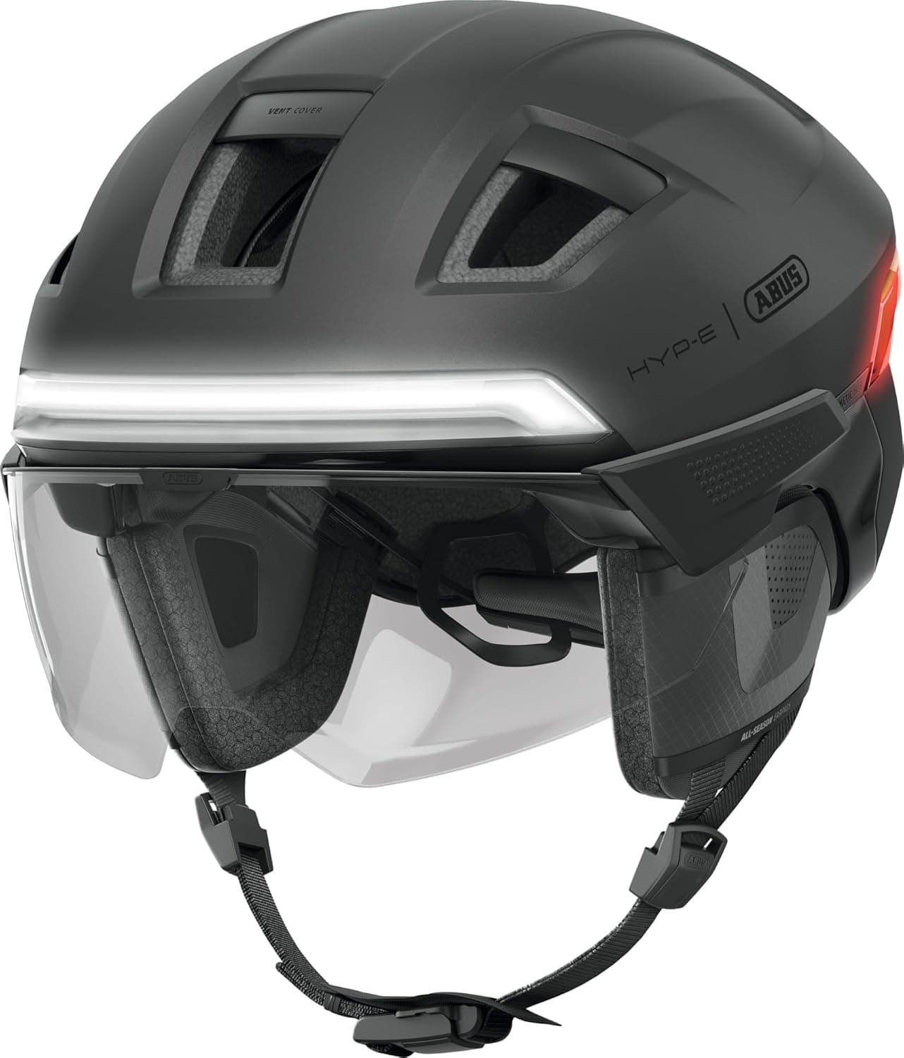 ABUS HYP-E ACE Fahrradhelm für Erwachsene Frontansicht E-Bike